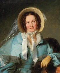Retrato de una Dama con Sombrero